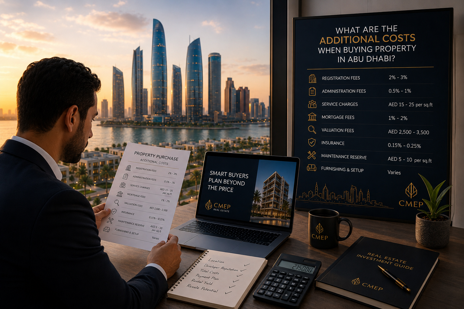What Are the Additional Costs When Buying Property in Abu Dhabi?