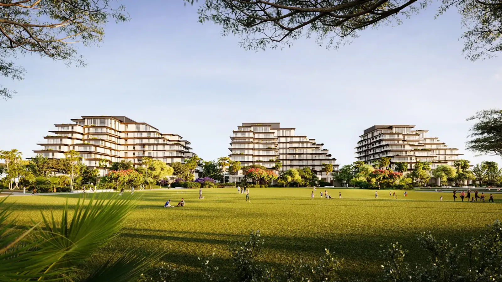 Modern luxury apartments near Yas Park in Sama Yas on Yas Island
