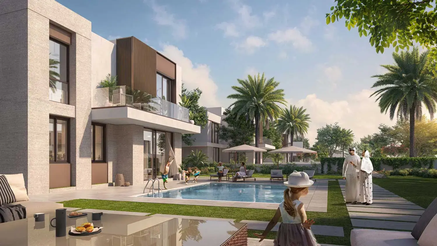 Residential land plots to build custom villas in Alreeman II in Al Shamkha Abu Dhabi