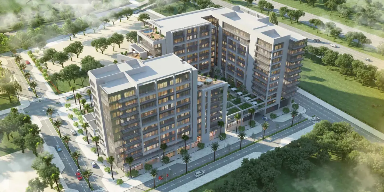 Modern apartments in Soho Square on Saadiyat Island Abu Dhabi
