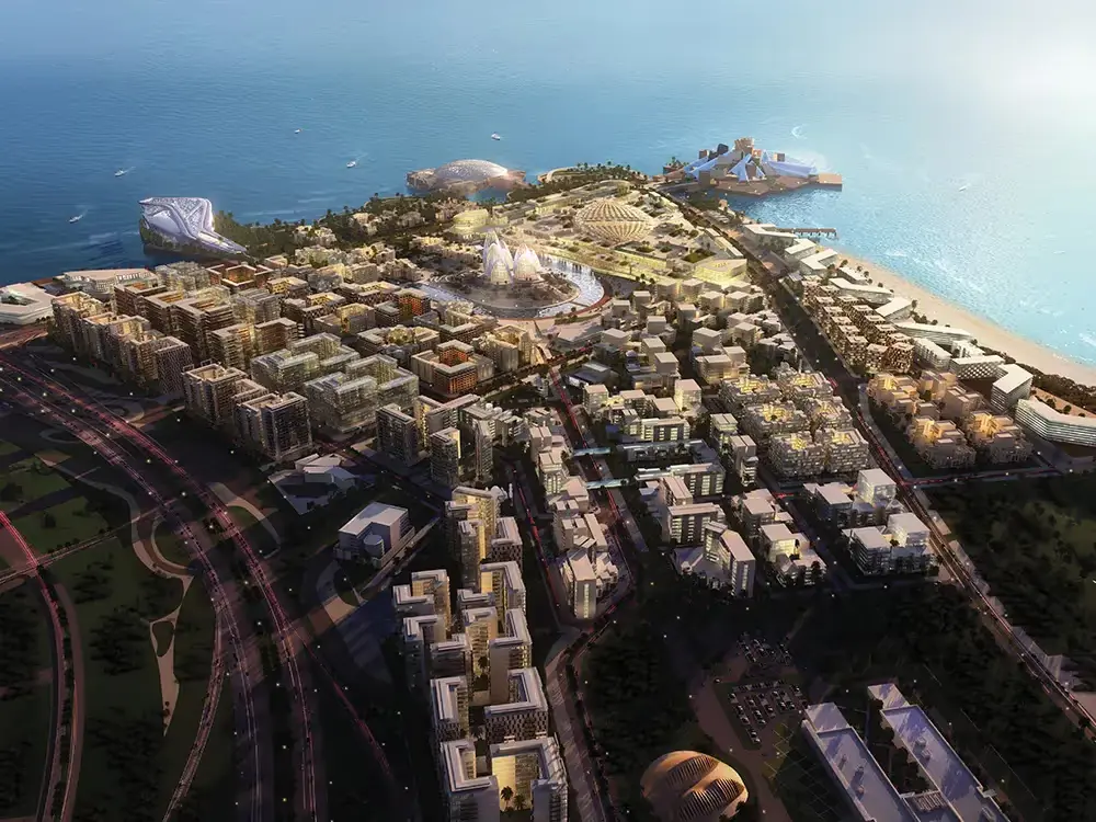 Modern residential apartments in Park View on Saadiyat Island Abu Dhabi