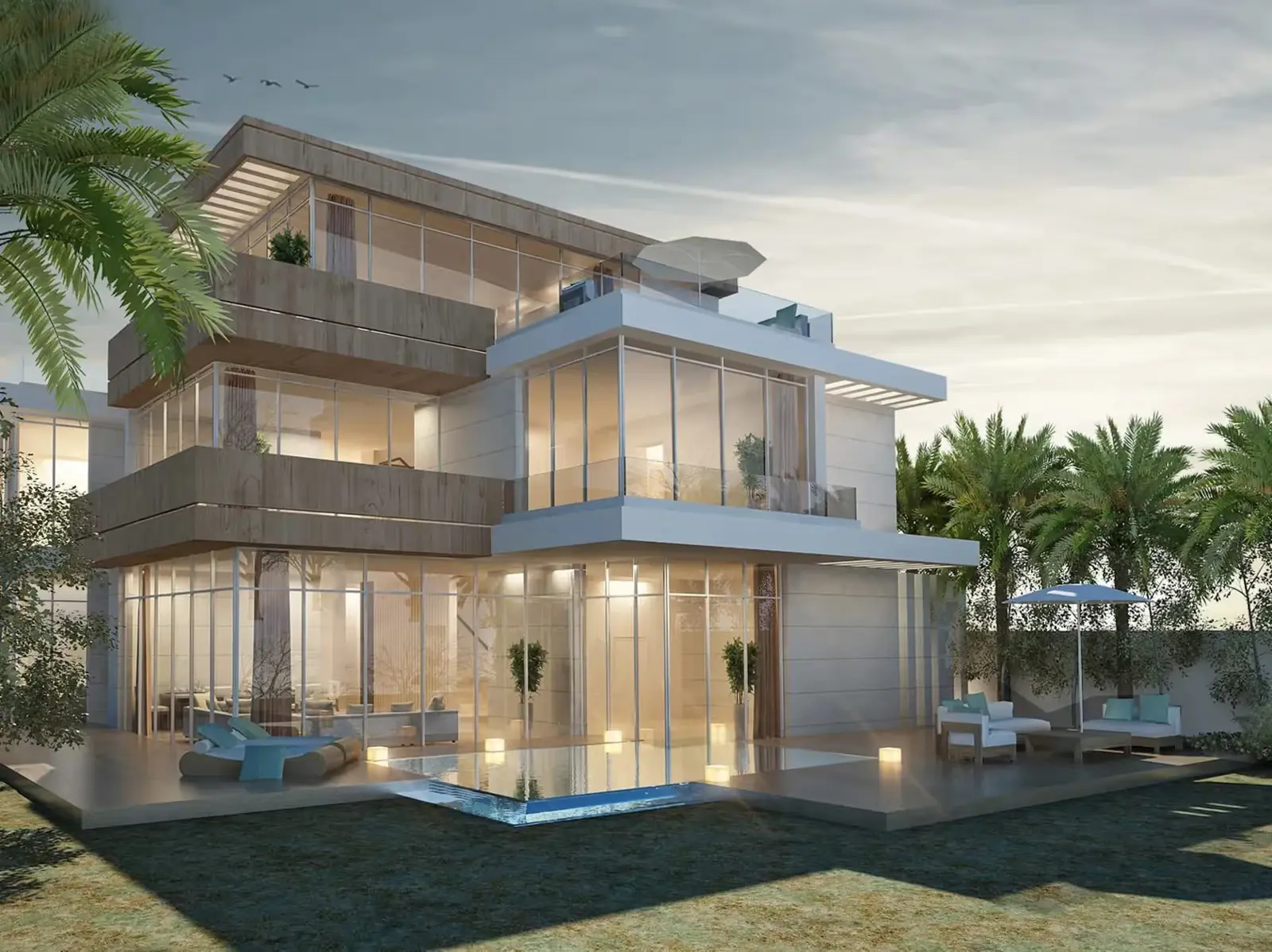 Ultra-luxury beachfront villas in Nudra on Saadiyat Island Abu Dhabi