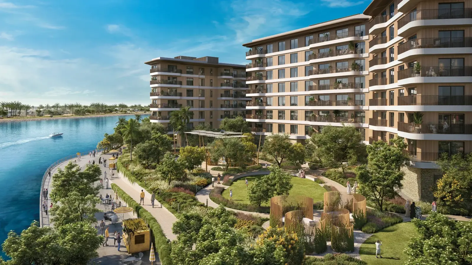 Nature-inspired modern apartments in Gardenia Bay on Yas Island