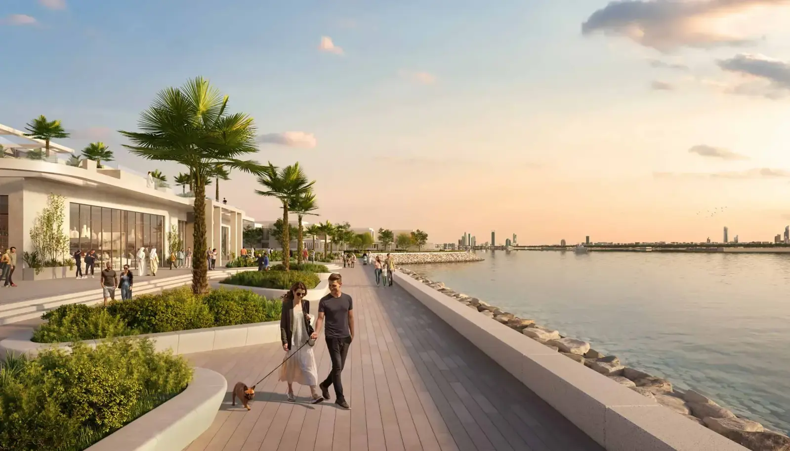 Residential land plots to build custom villas in Wadeem on Hudayriyat Island Abu Dhabi