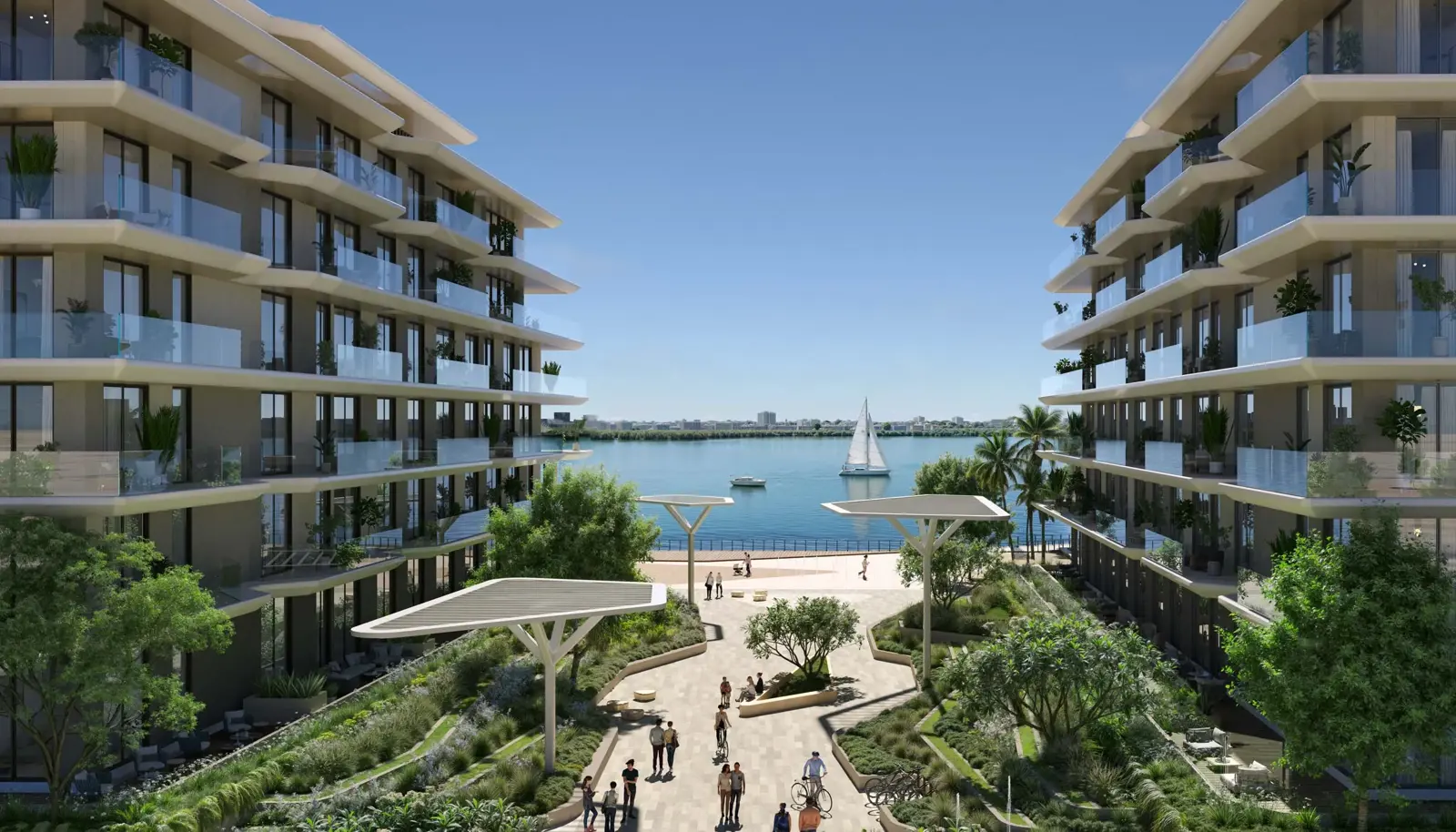 Residential land plots to build custom villas in Wadeem on Hudayriyat Island Abu Dhabi