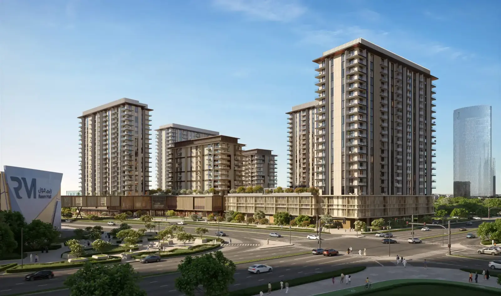 Modern villas and townhouses in Tara Park community in Abu Dhabi