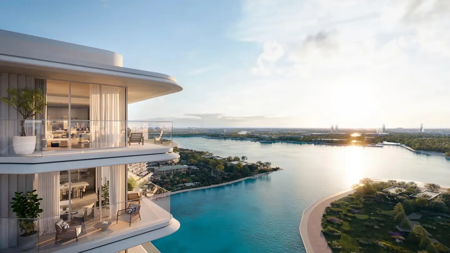 Modern waterfront apartments in Muheira in Abu Dhabi