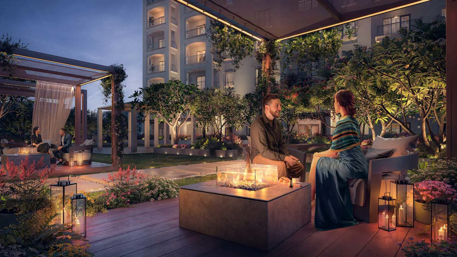Modern apartments with golf course views in Yas Golf Collection on Yas Island