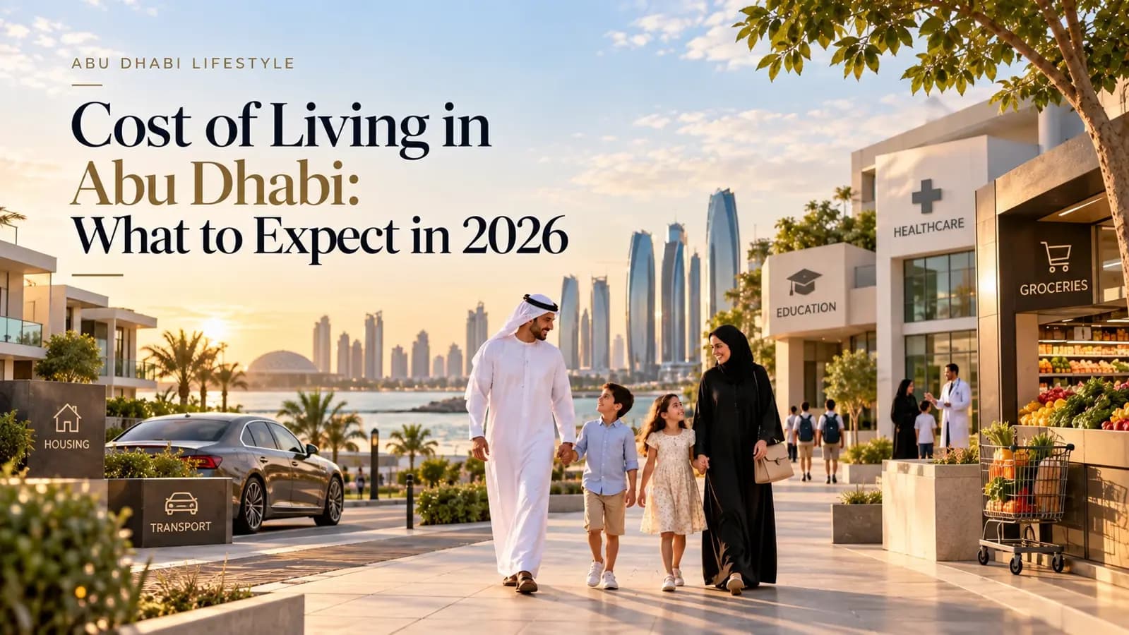تكلفة المعيشة في أبوظبي: ماذا تتوقع في عام 2026؟