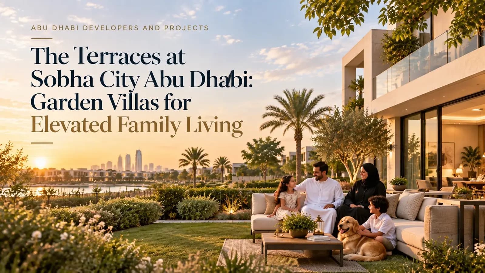 The Terraces في Sobha City أبوظبي: فلل بحدائق خاصة وحياة عائلية أوسع