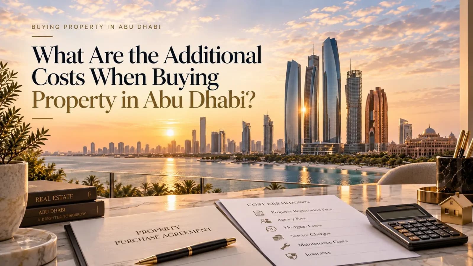 What Are the Additional Costs When Buying Property in Abu Dhabi?