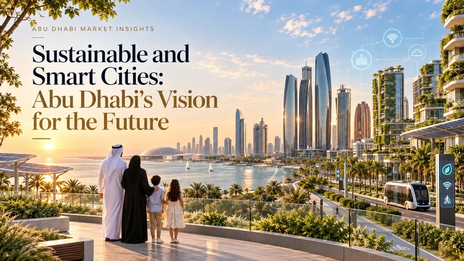المدن الذكية والمستدامة: رؤية أبوظبي للمستقبل