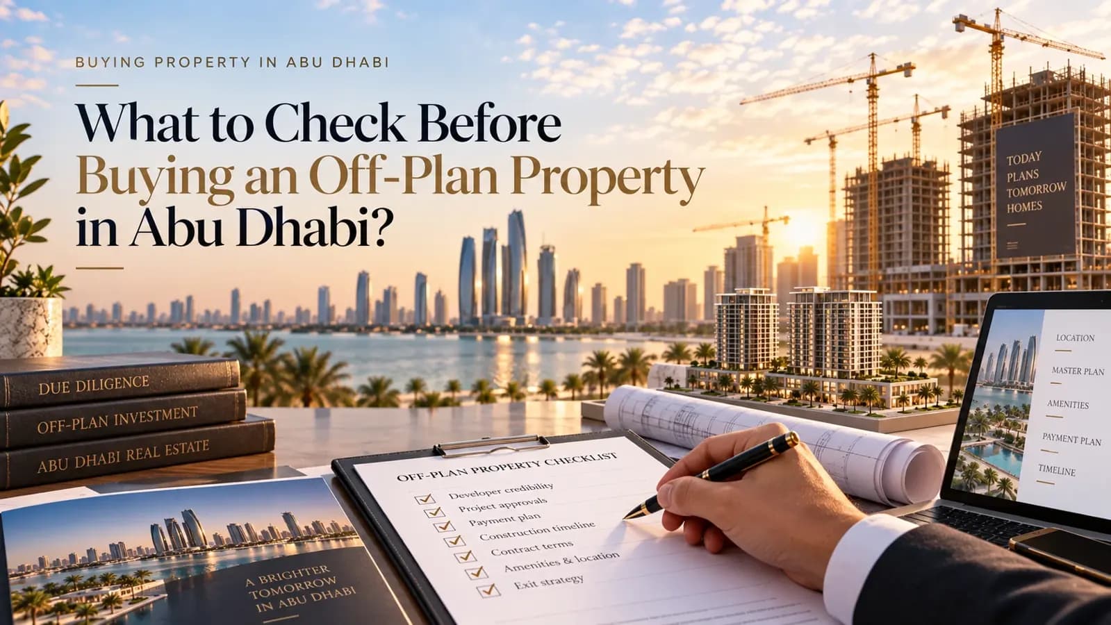 What to Check Before Buying an Off-Plan Property in Abu Dhabi ?